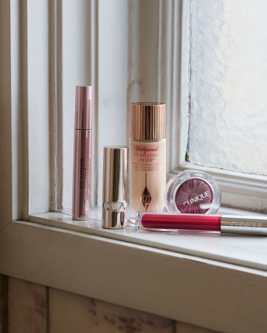 Makeup i vindueskarm