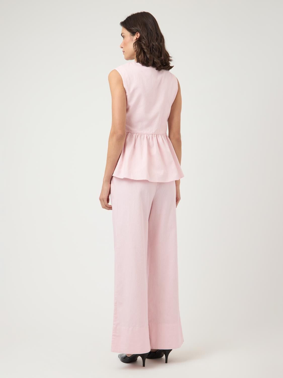 YASTRIMA SL LINEN BLEND TOP