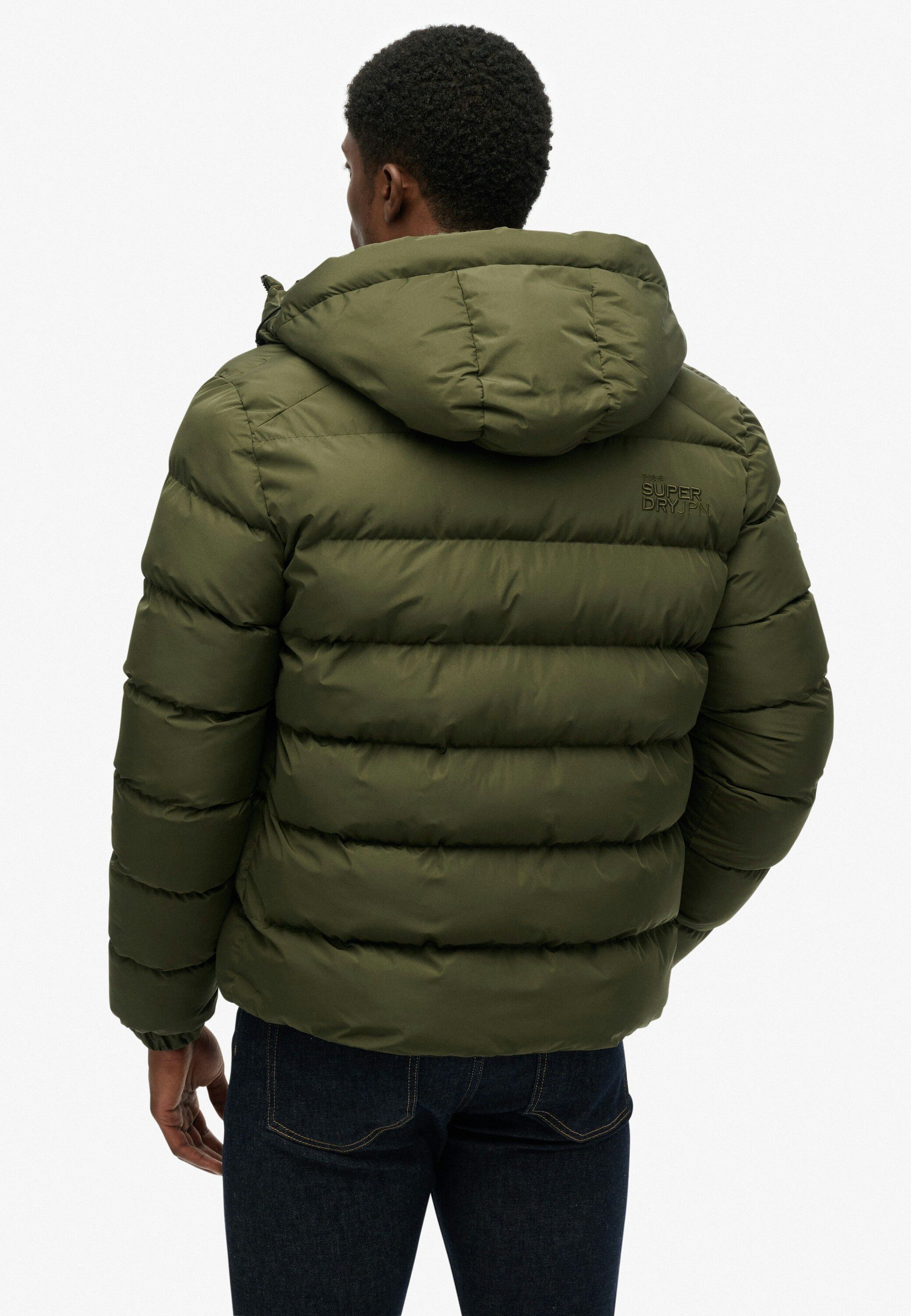 HOODED SPORTS PUFFER JACKET