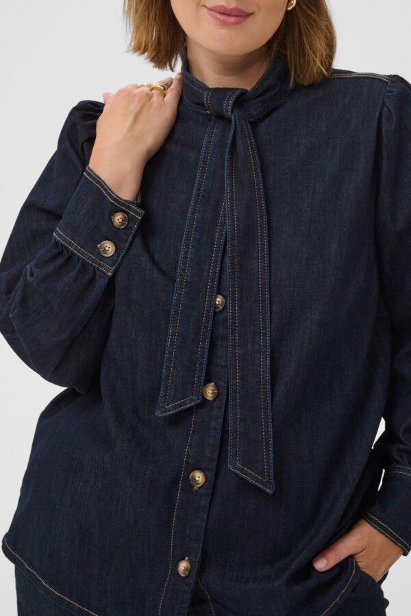 KCmally Denim Blouse
