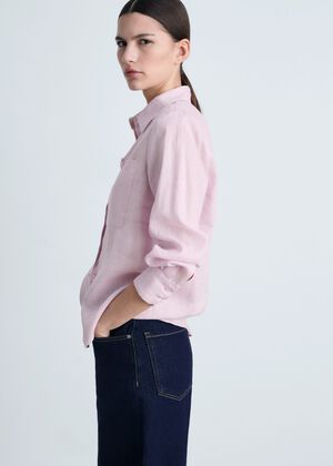 Pocket linen shirt