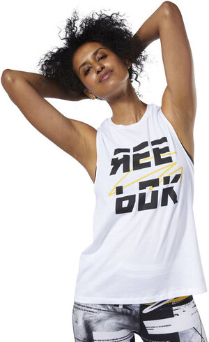 Meet You There Reebok Muscle Tank Top
