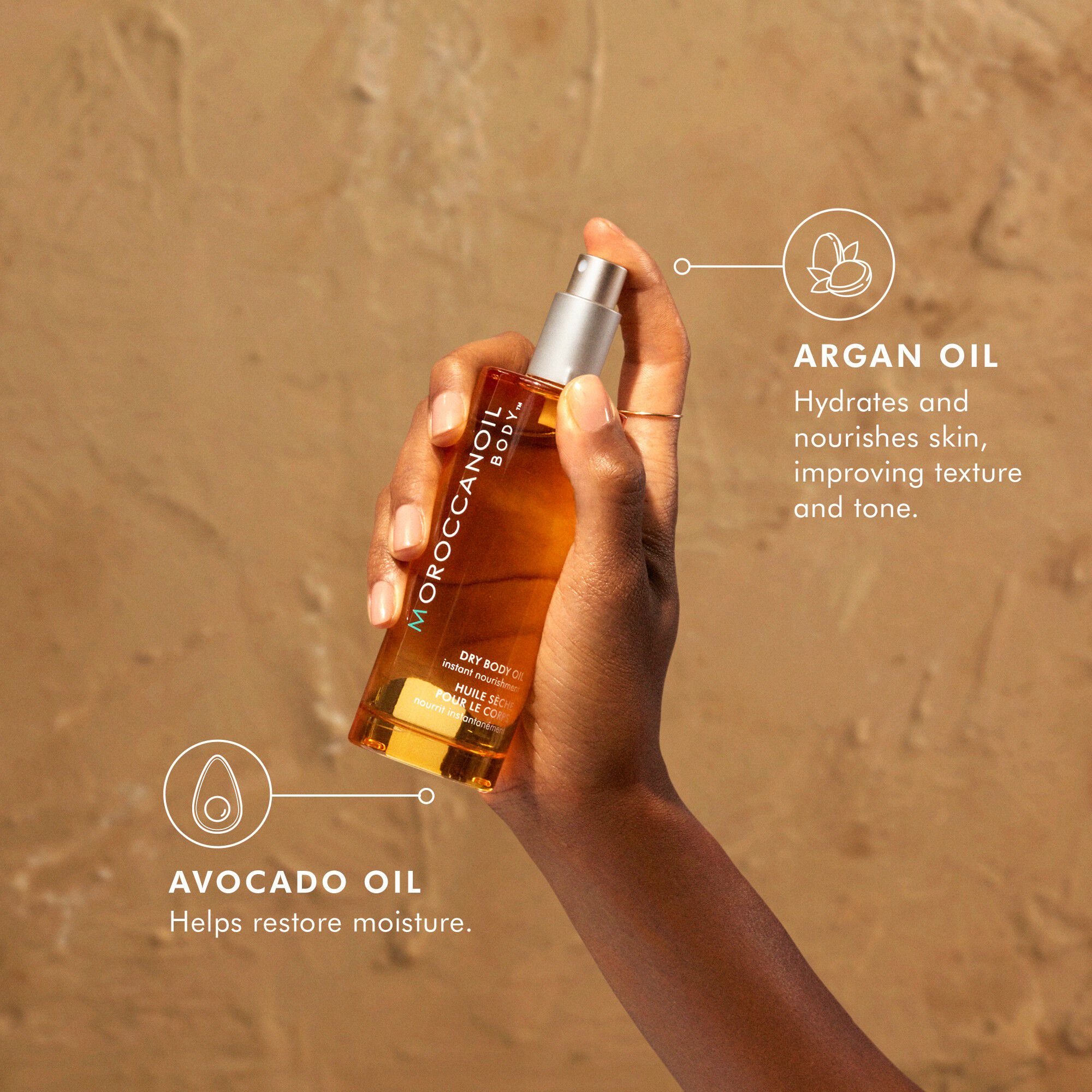 Dry Oil Spray 100 ml.
