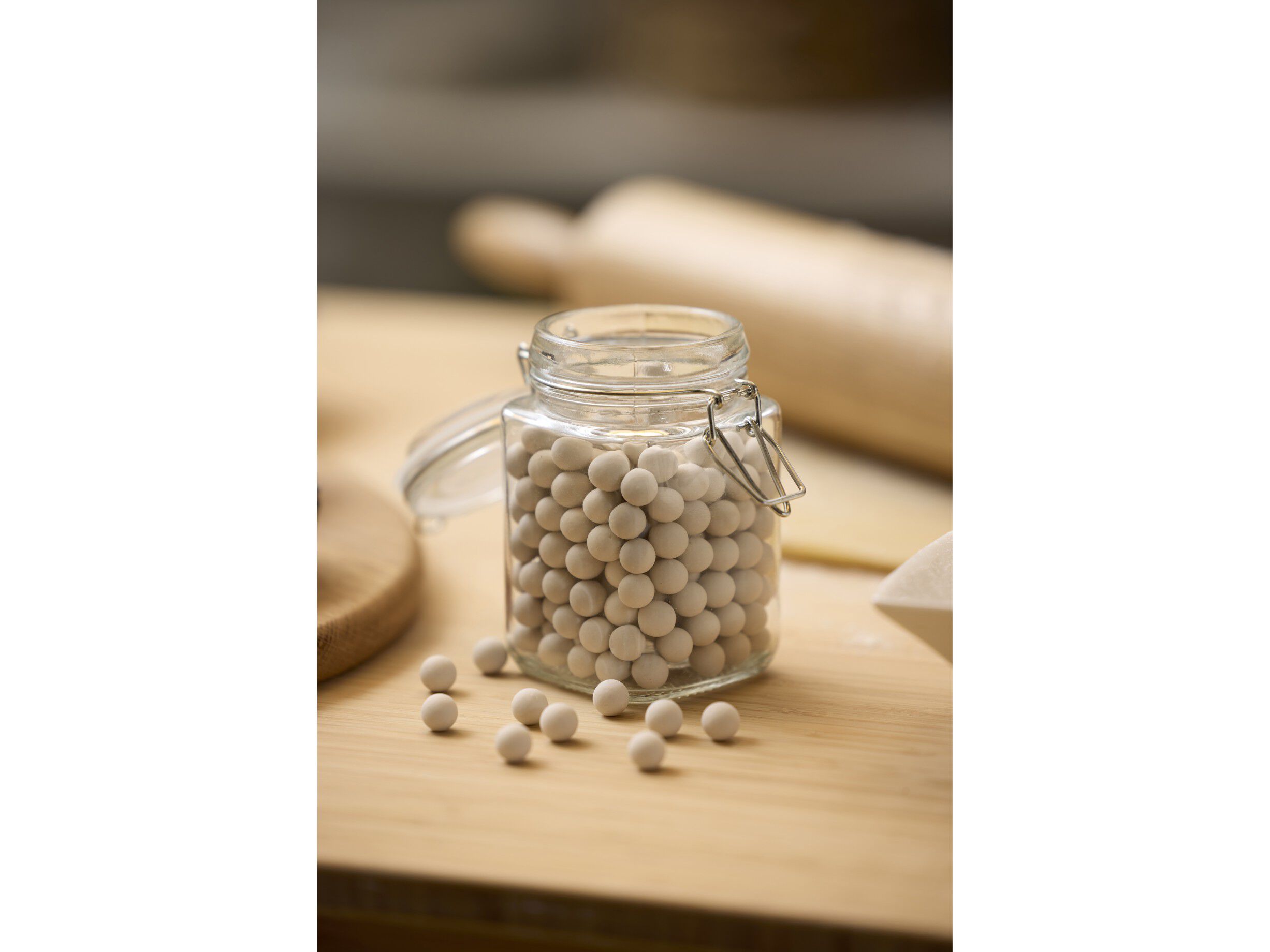 Bagekugler Hvid Keramik