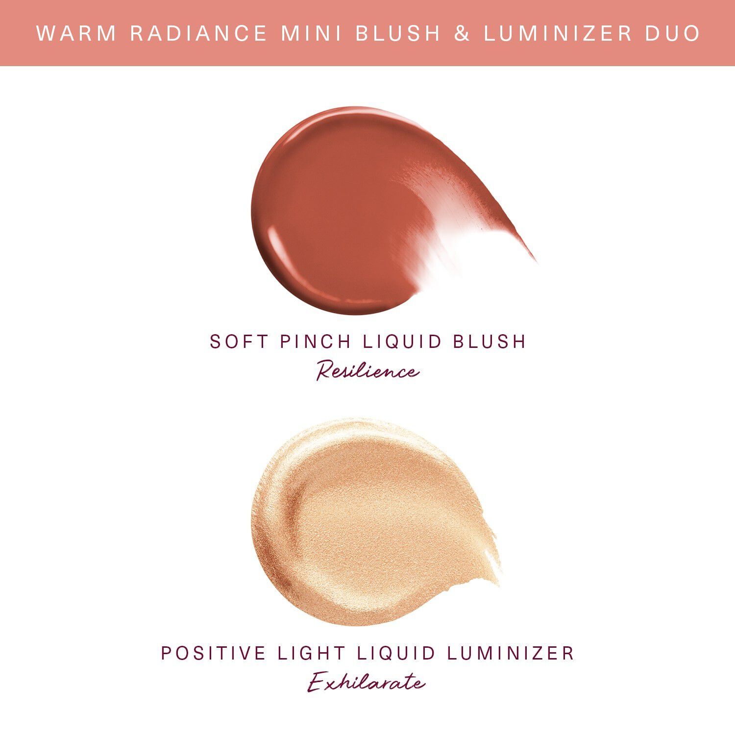 Warm Radiance Mini Blush & Luminizer Duo  Mini duo med blush og highli