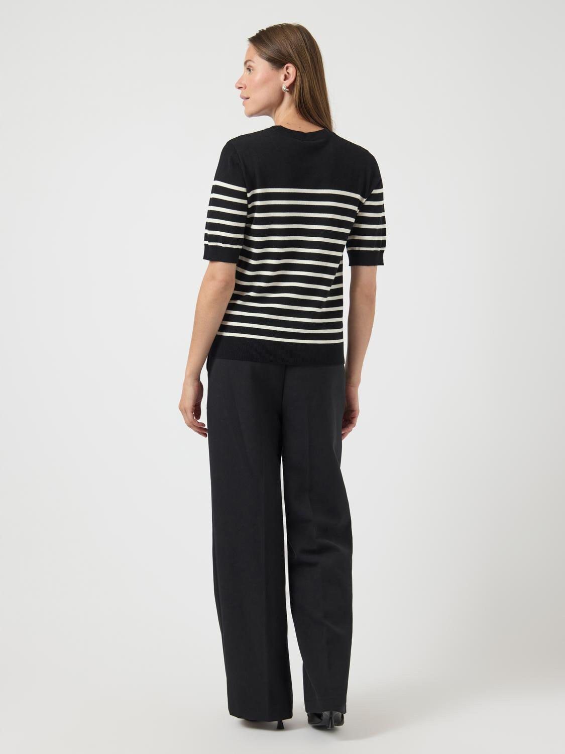 YASLENA SS KNIT PULLOVER S. NOOS