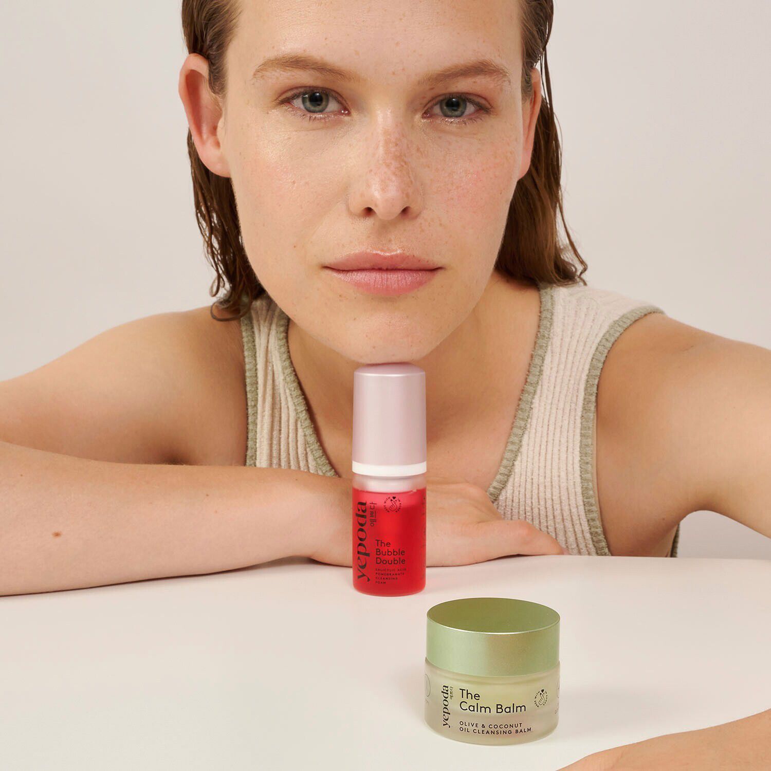 Mini rense-duo  S&aelig;t med dobbelt rensning