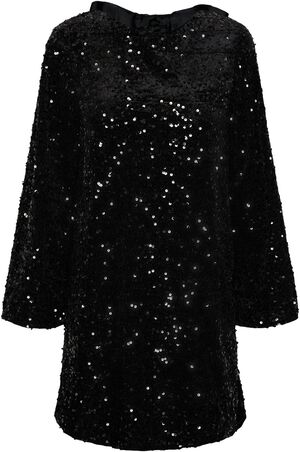 PCKAM LS DEEP BACK BOW DRESS JRS NO