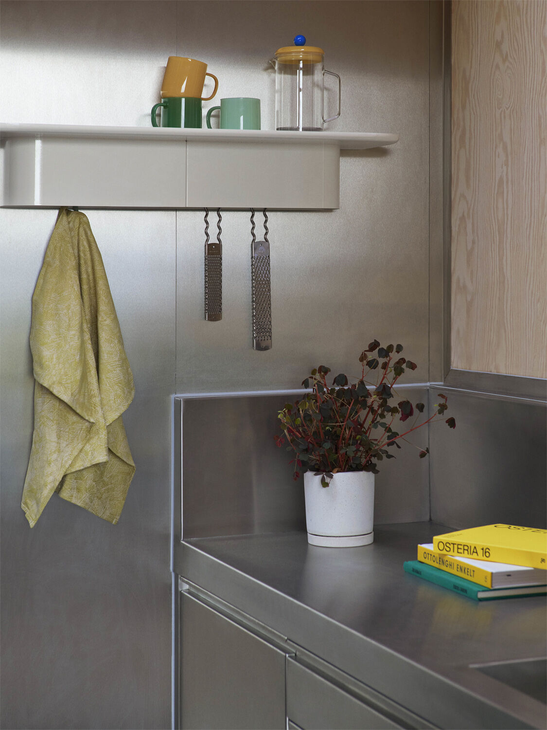 Korpus Shelf-Large 7 hooks-Cream po