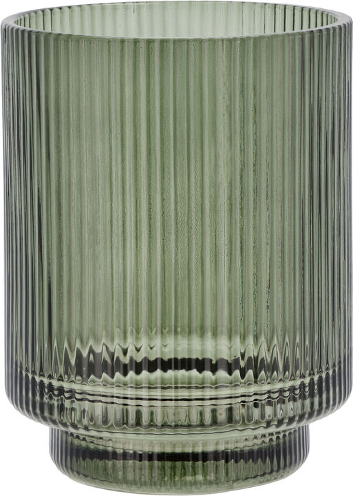 Tandbørsteholder Clarity 8 x 10,3 cm Dark Green Glas