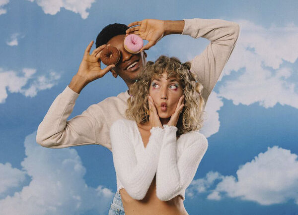 Strømper - Joe's Donuts Strawberry