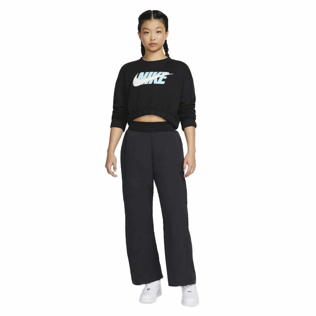 sportswear icon clash woven wide Leg pants