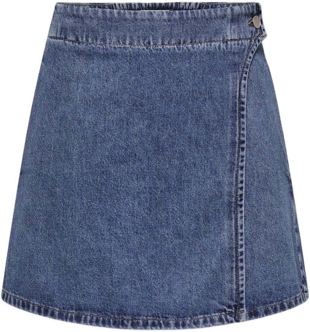 ONLTHEA WRAP SHORT SKIRT DNM CS DOT