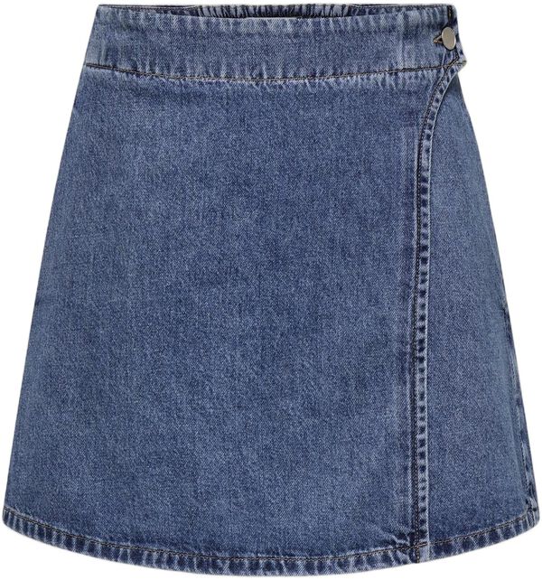 ONLTHEA WRAP SHORT SKIRT DNM CS DOT
