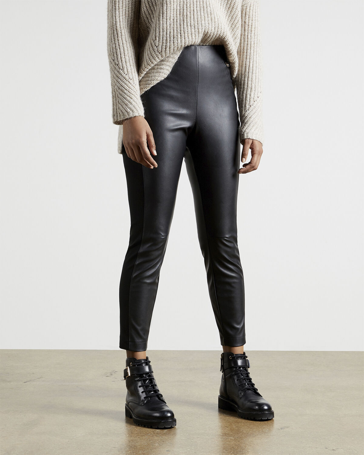 VLLADA Faux leather legging trouser