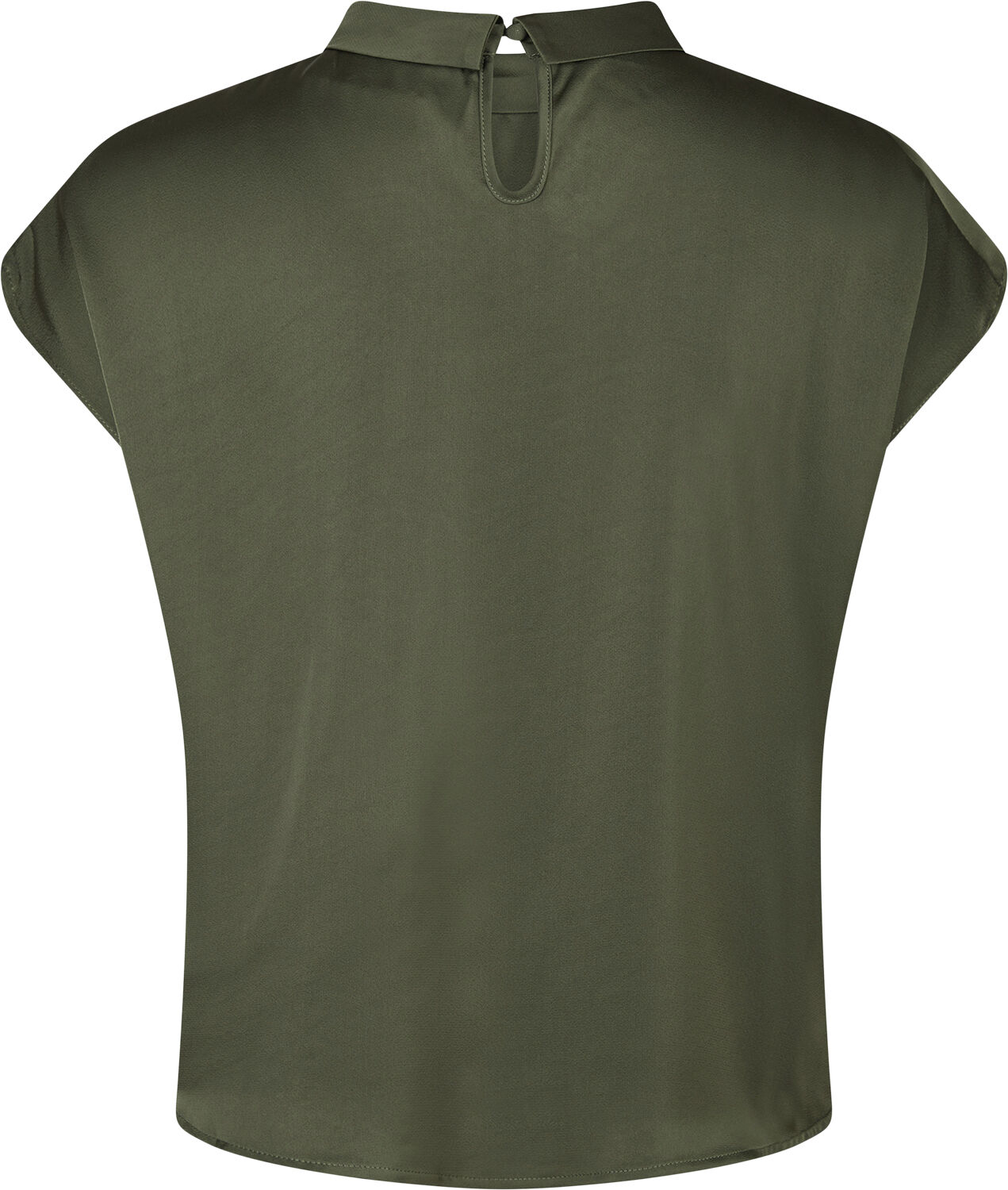 Fleur Drapy Satin Blouse