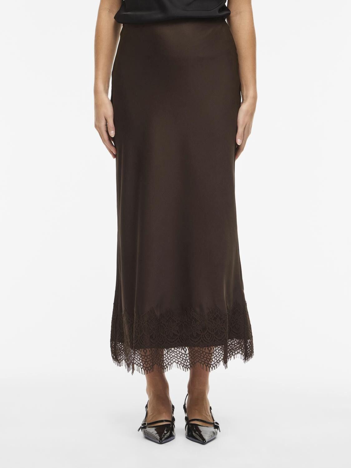 VIELLETTE HW ANKLE LACE SKIRT - NOO
