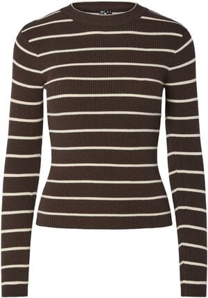 PCMIRA NEW LS O-NECK KNIT NOOS BC