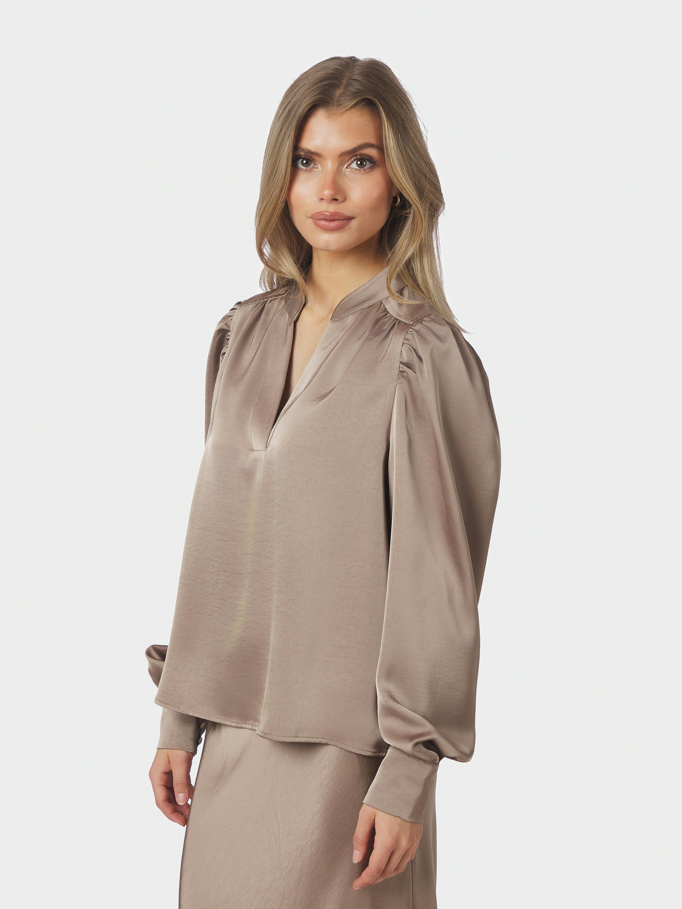 Rosslyn Heavy Sateen Blouse