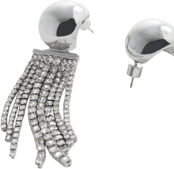 Cascade crystal earrings