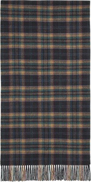 WOOL BLEND-LUX PLAID SCARF