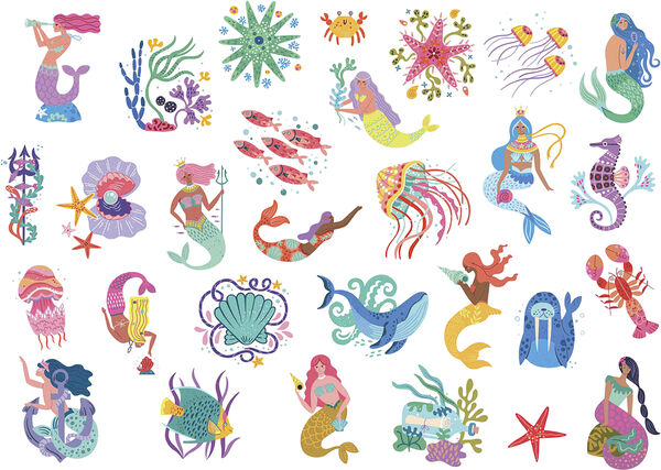 Auzou - Tatoveringer - Havfruer