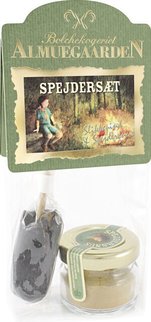 Spejdersæt - Lakrids-slikkepind og spejdersnus