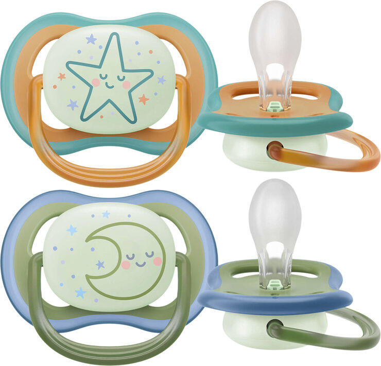 Philips Avent Ultra air sut - Pakke med2 - 18m+ night
