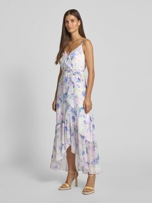 Kjole i blomstret print