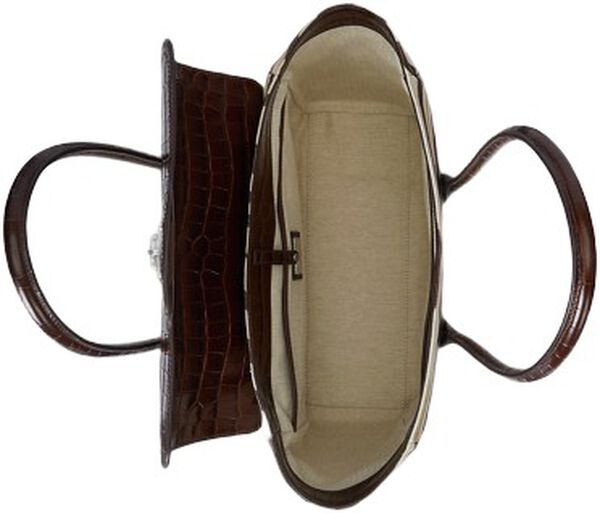 Zebra-Print Canvas Large Tanner Satchel