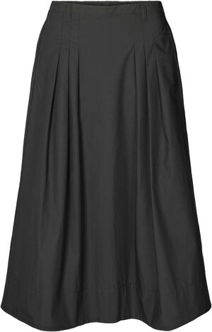Ruth Pleated Poplin Skirt