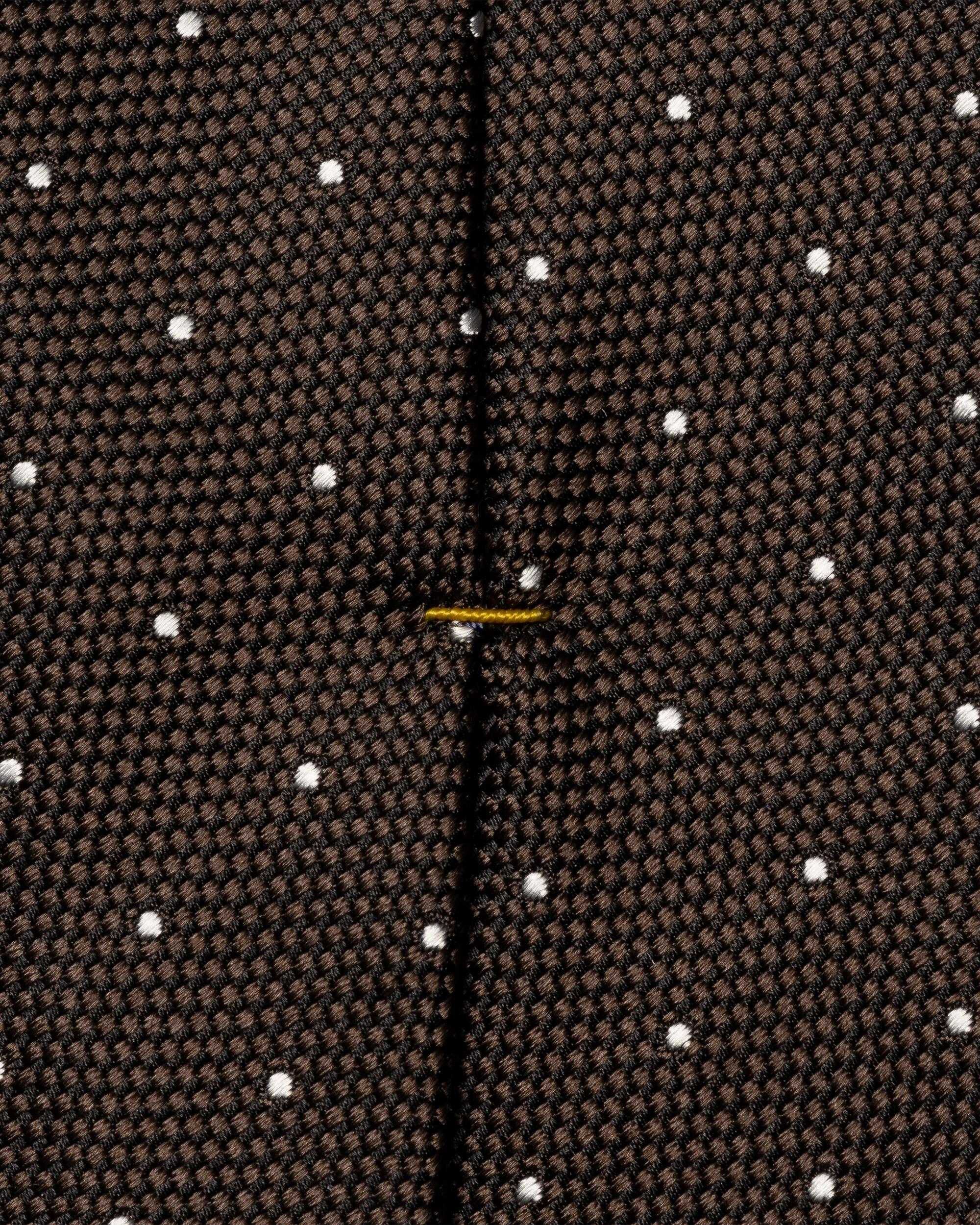 Polka Dot Woven Silk Tie