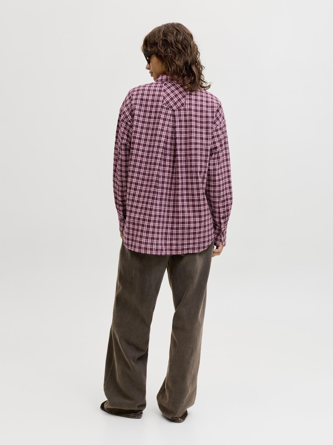 JXJAMIE FLANNEL DETAIL SHIRT WVN