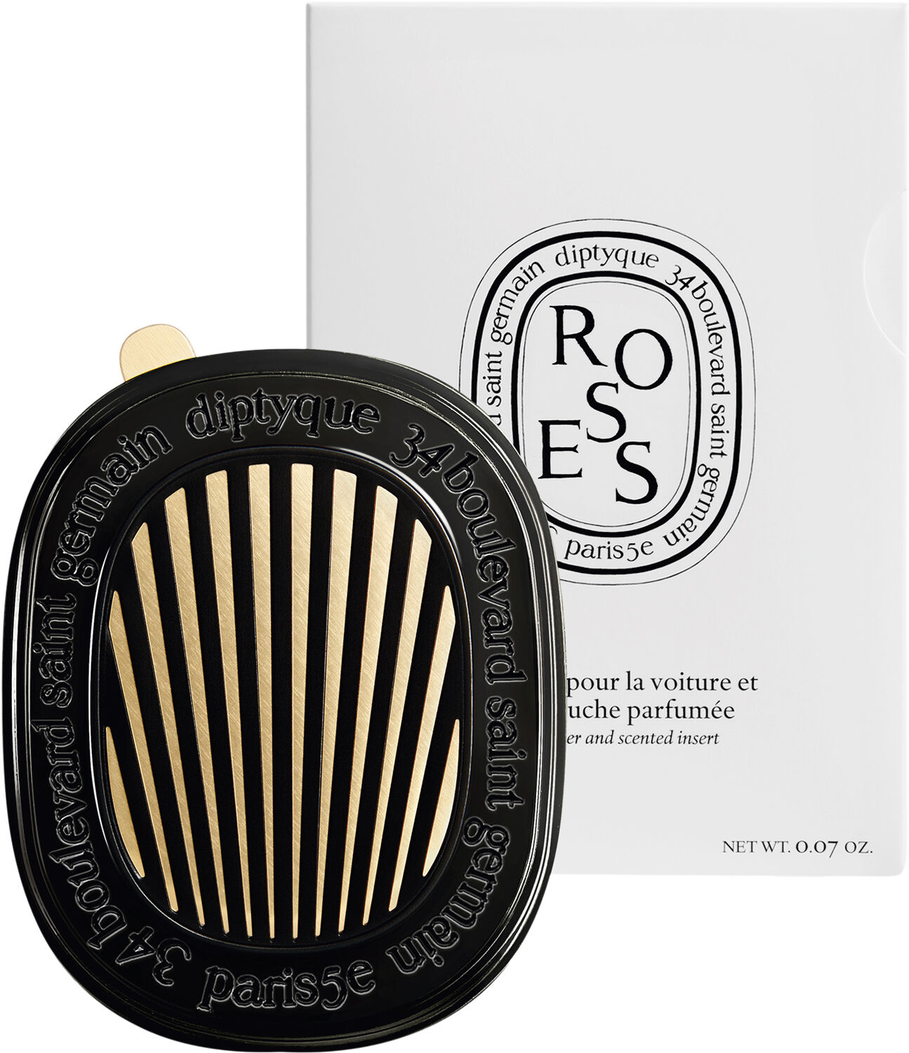 Perfumed Car Diffusor with Roses