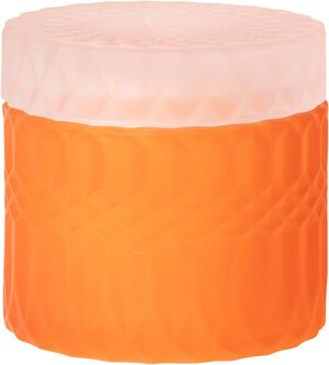 Bonbonniere, orange/pink, 8,5xø9 cm