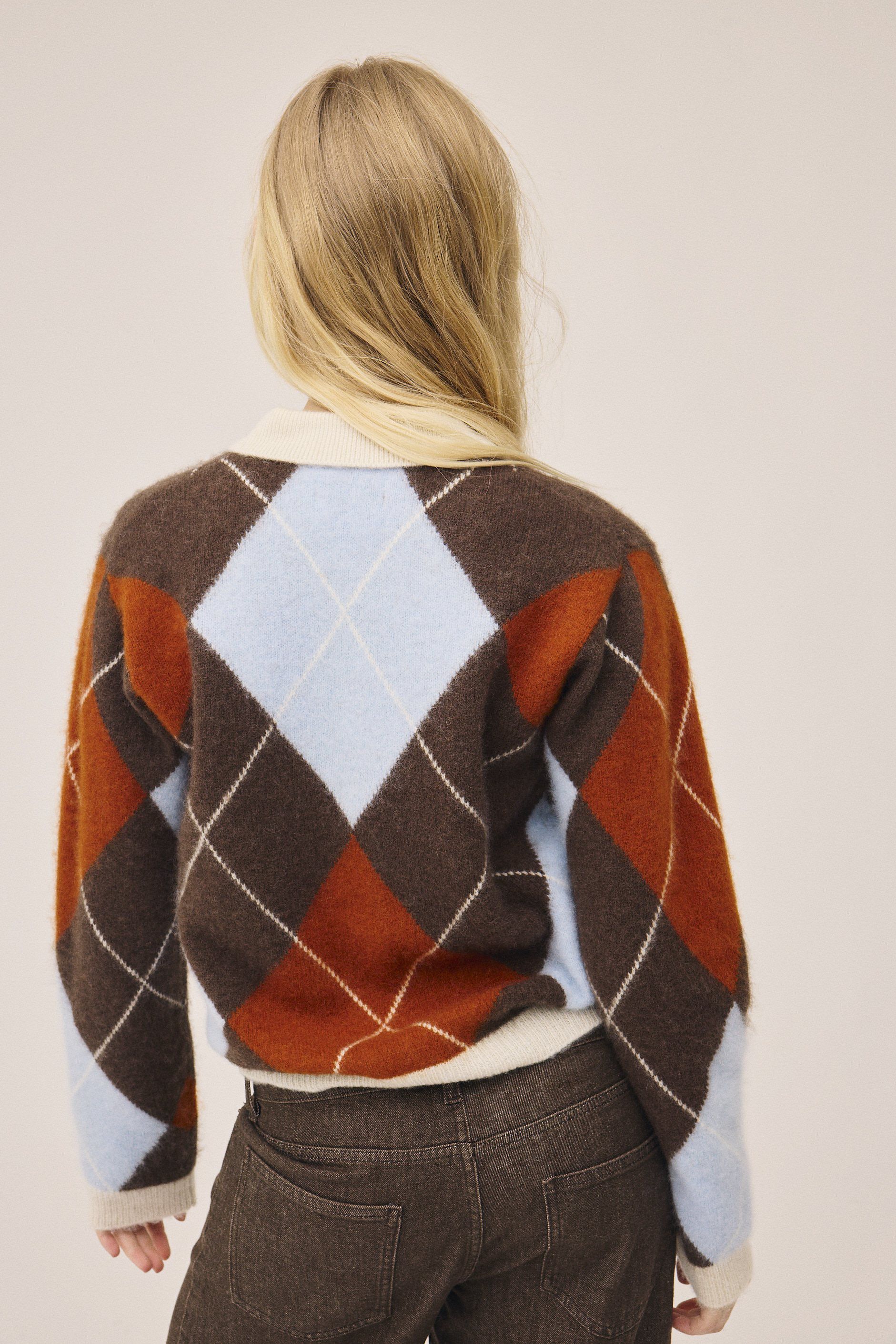 Kathy 3 Polo Cardigan - 100% Wool RWS