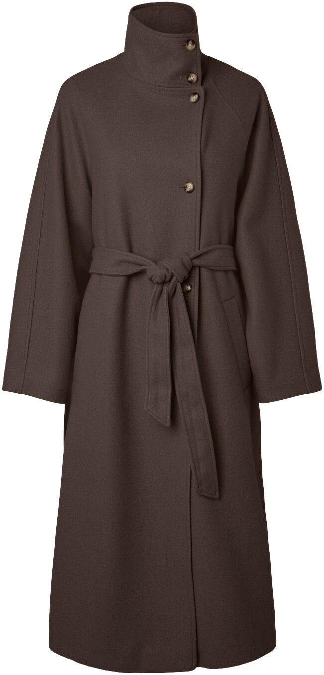 Pcanneline Long Coat W. Belt