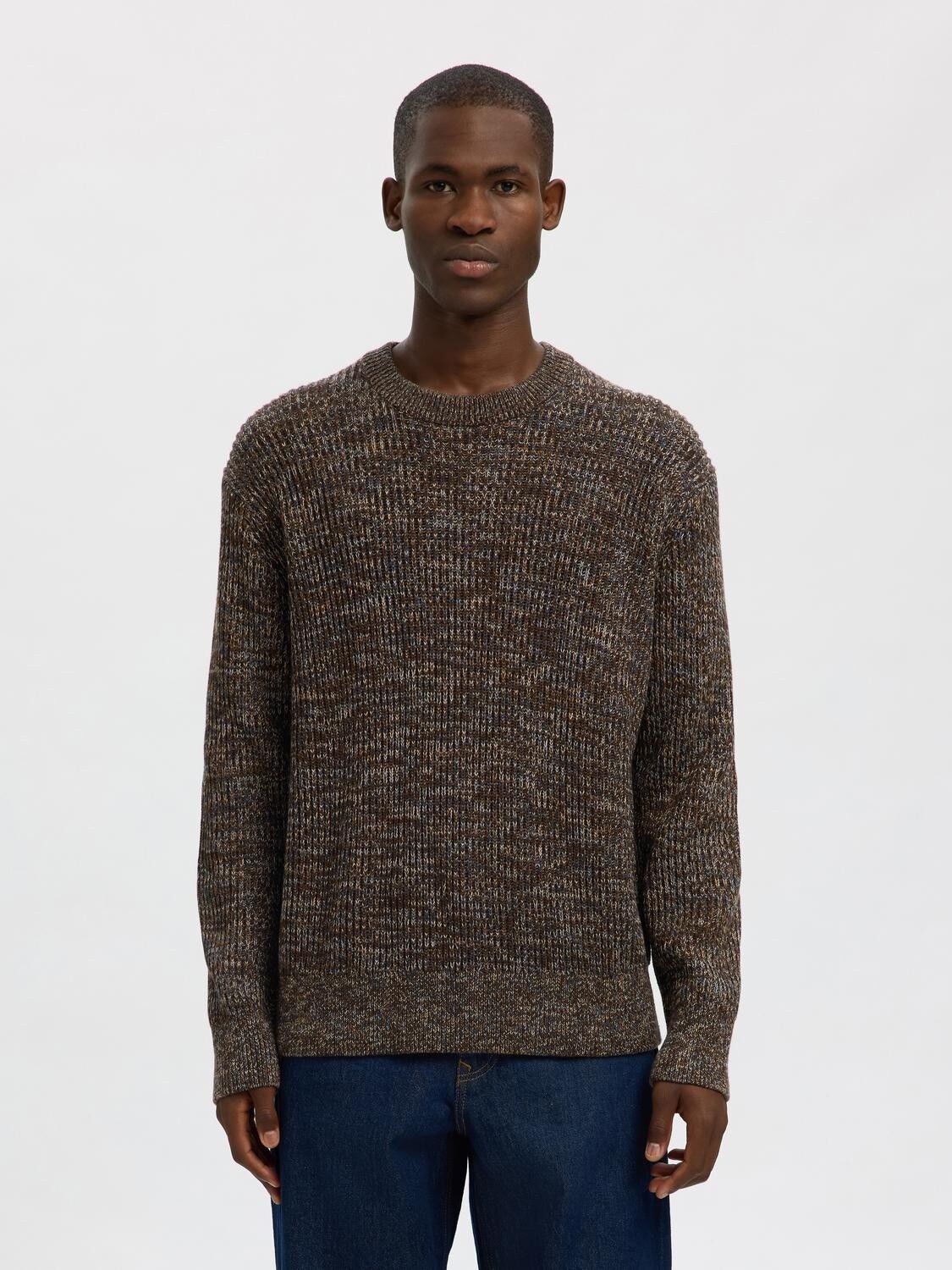 SLHTILUM LS KNIT RELAXED CREW NECK