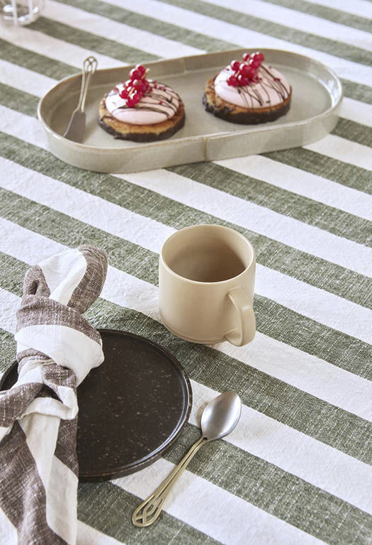 Striped Tablecloth - 260x140 cm