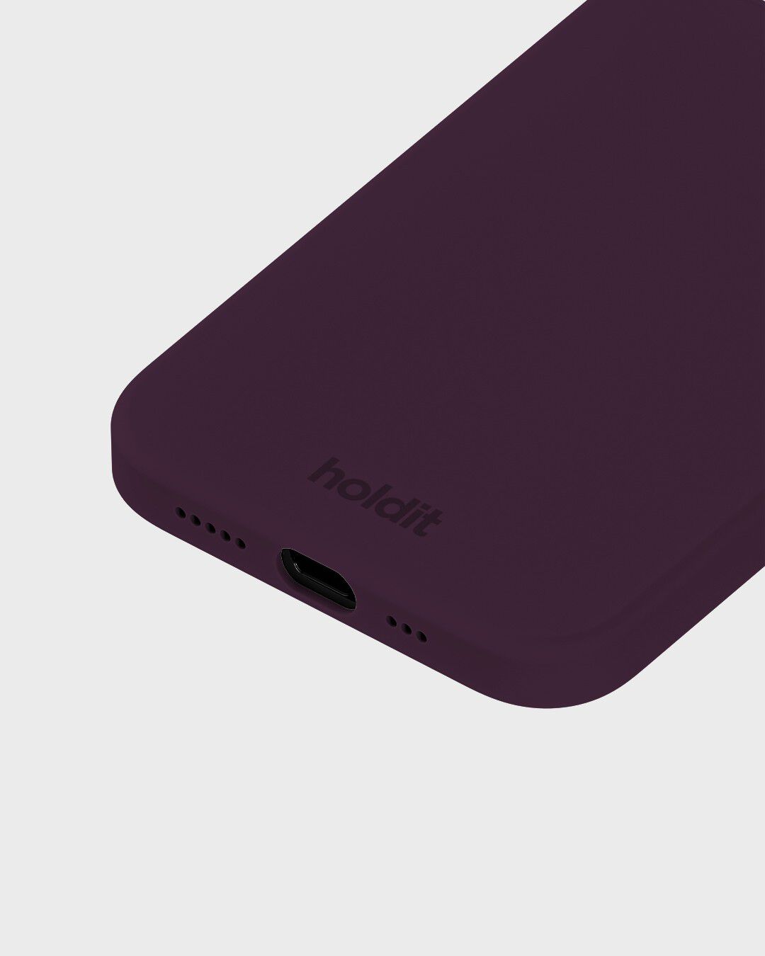 Silicone Case iPhone 12/12 Pro Deep Plum