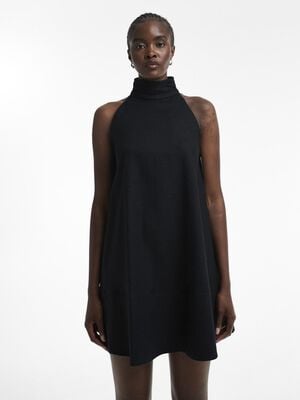 TSSARA SL TRAPEZE MINI DRESS WVN