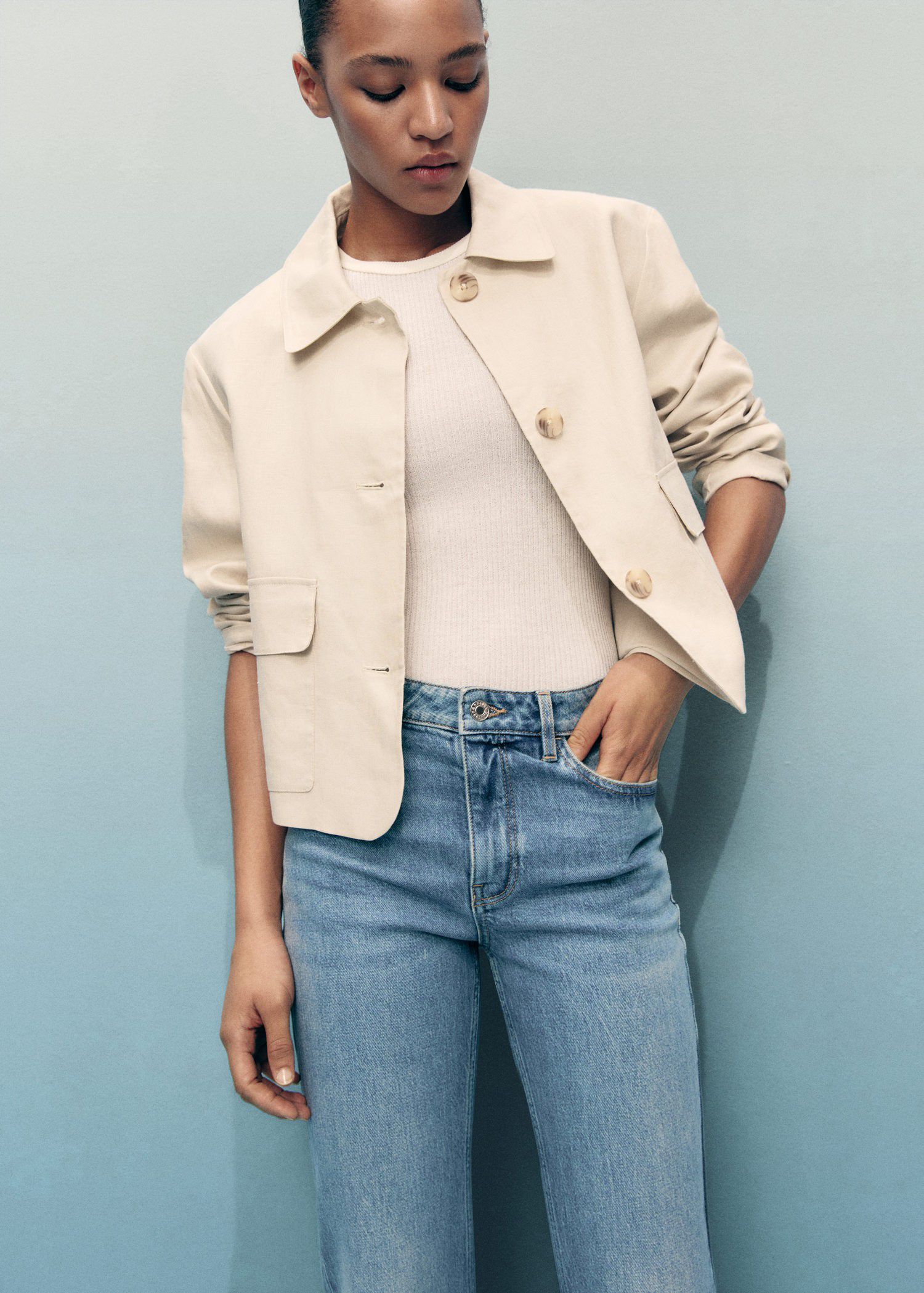 Fiona flared mid-rise jeans