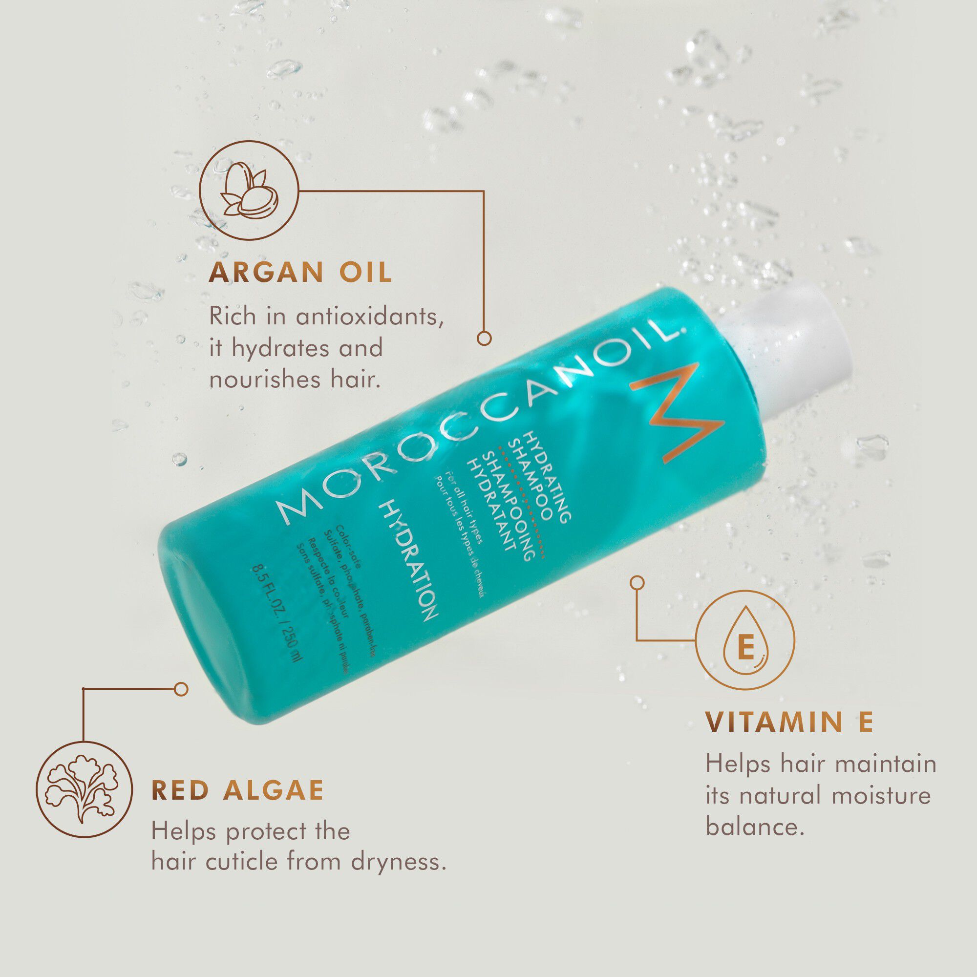 Hydrating Shampoo 250 ml.