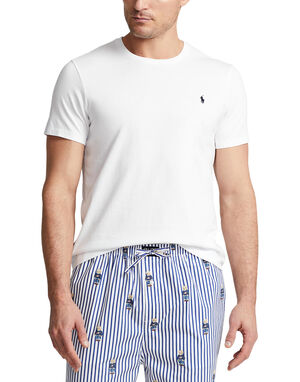 Cotton Jersey Crewneck Sleep Tee