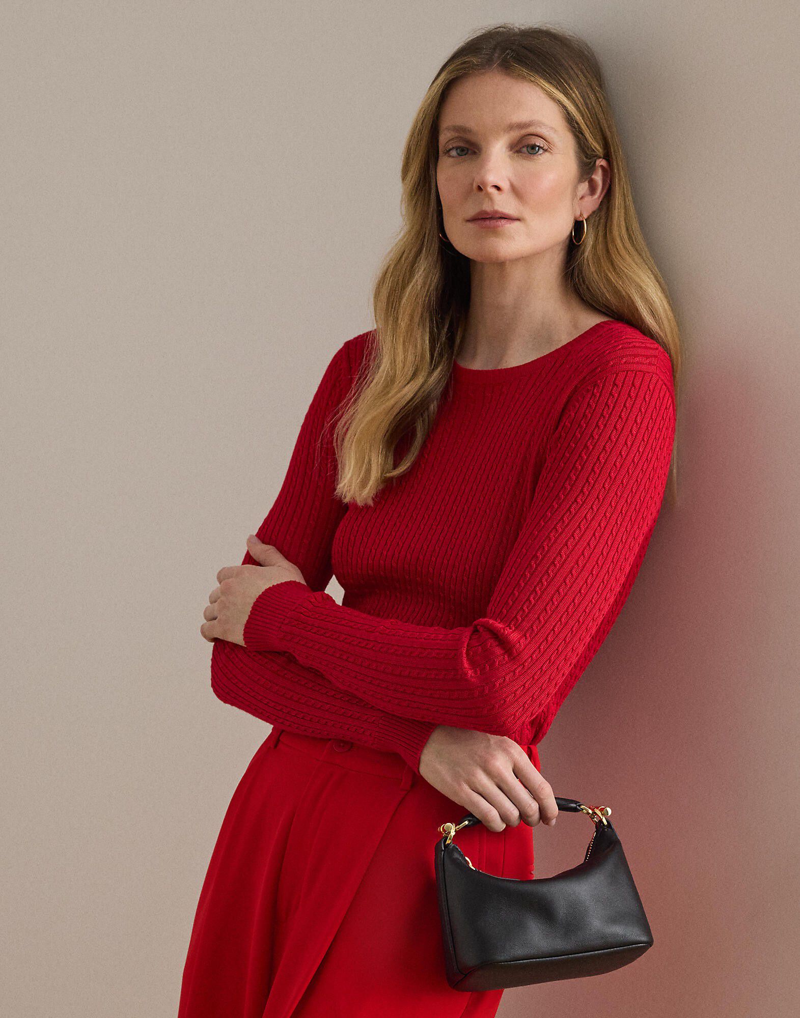 Nappa Leather Mini Blaike Shoulder Bag