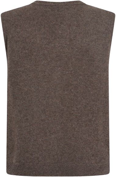 LR-ELOISE 10 Vest M&oslash;rk brun
