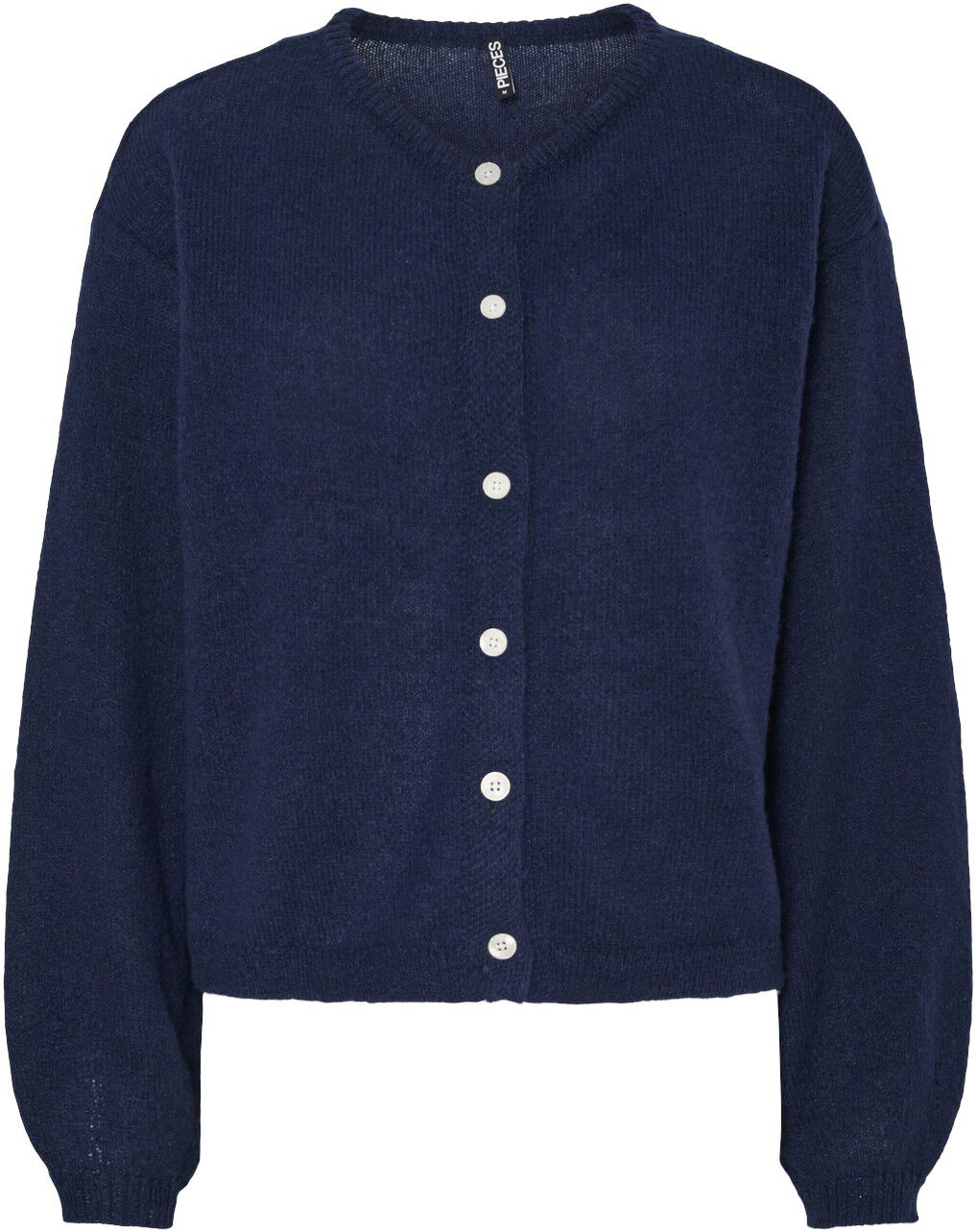 PCIDA LS O-NECK KNIT CARDIGAN NOOS