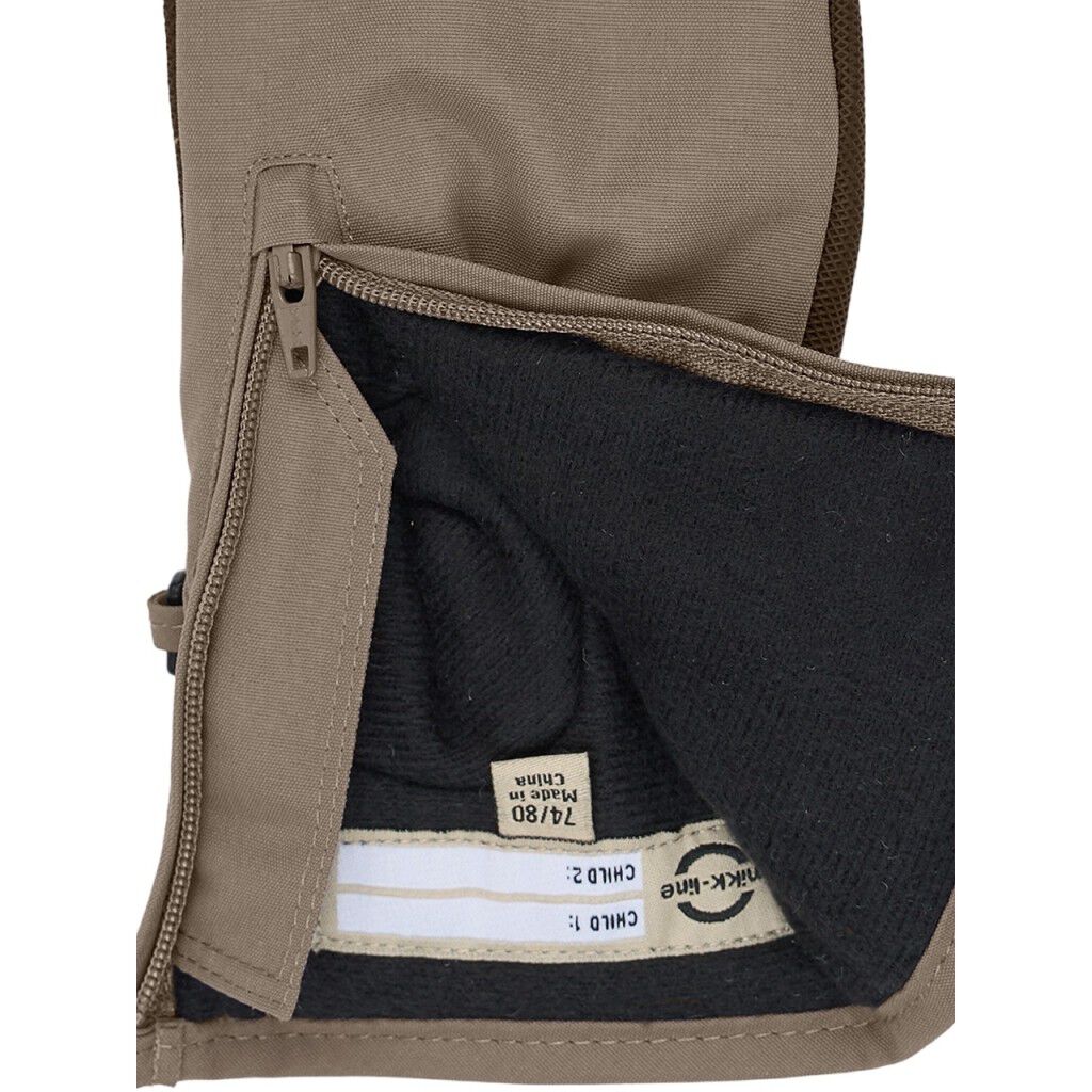 Polyester Mittens w. Zip