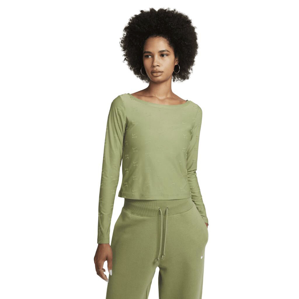 air printed long shirt