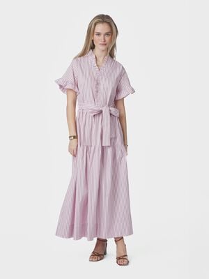 Nessie Structure Stripe Dress